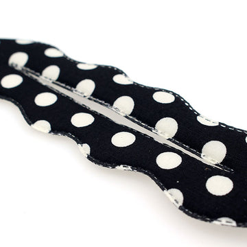 Rabbit Ear Fabric Bun Maker with Dots